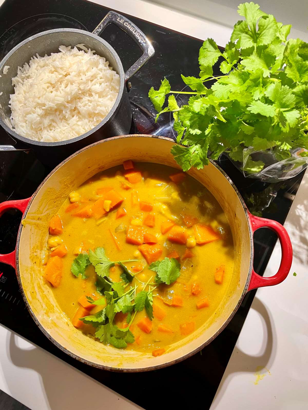 Recipe for chickpea curry