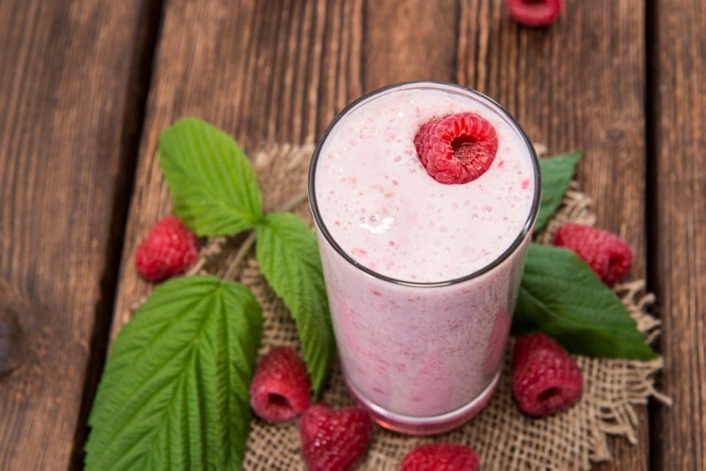 banana raspberry smoothie - recipe for a raspberry smoothie