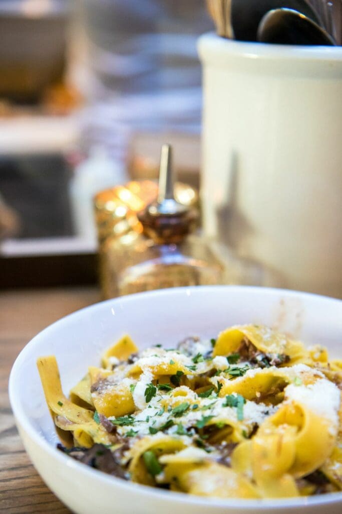 creamy mushroom pasta