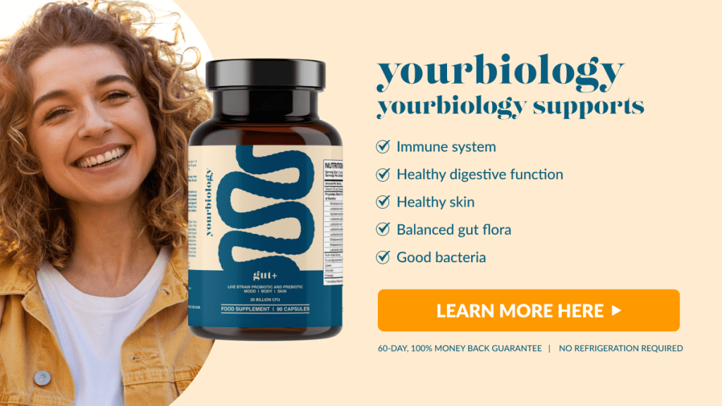 Eat well with Gut+ probiotic supplements as part of being foodie healthy.