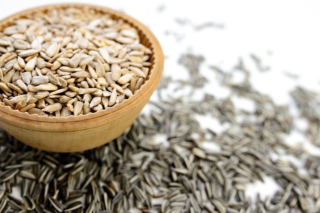 pumpkin seed garnish for healthy veggie soup ideas