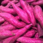 Purple sweet potato soup! Try this gut healthy purple sweet potato recipe today!