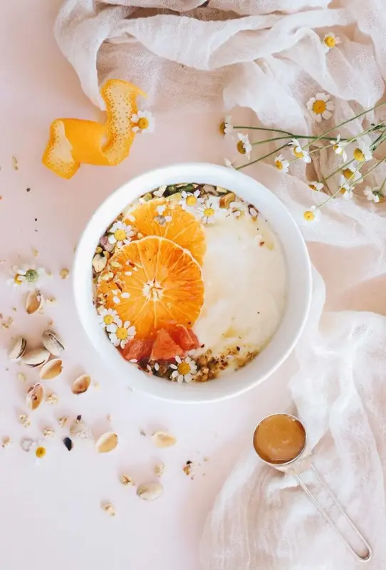 Breakfast in table image