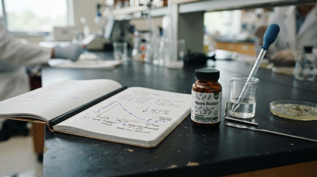 Spore Biotics in a bottle